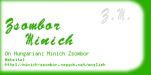 zsombor minich business card